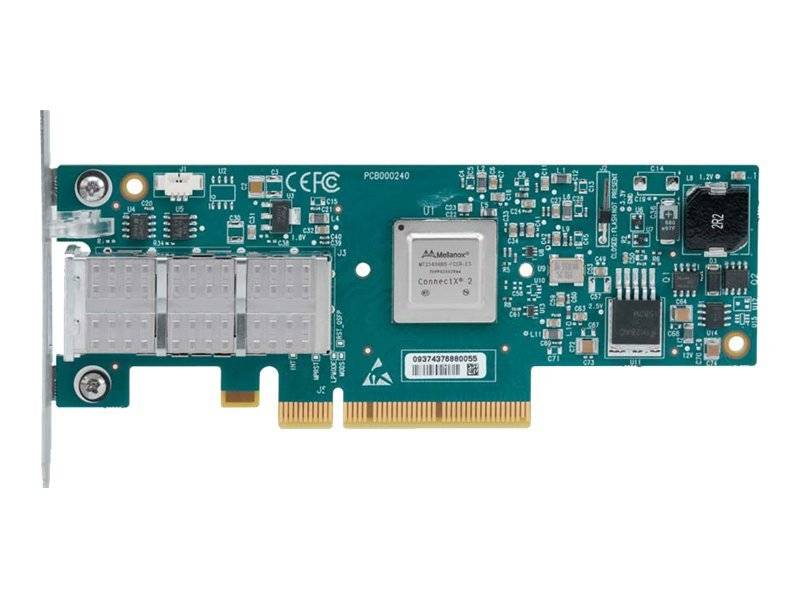 Mellanox NVIDIA ConnectX 2 VPI MHQA19-XTR - Netzwerkadapter - PCIe 2.0 x8 - 10 GigE, InfiniBand - 4x InfiniBand (QSFP)