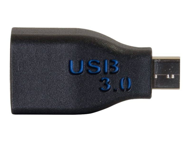 Nahaufnahme eines schwarzen USB-3.0-Kabelsteckers mit einem Metallstecker, gekennzeichnet mit „USB 3.0".
