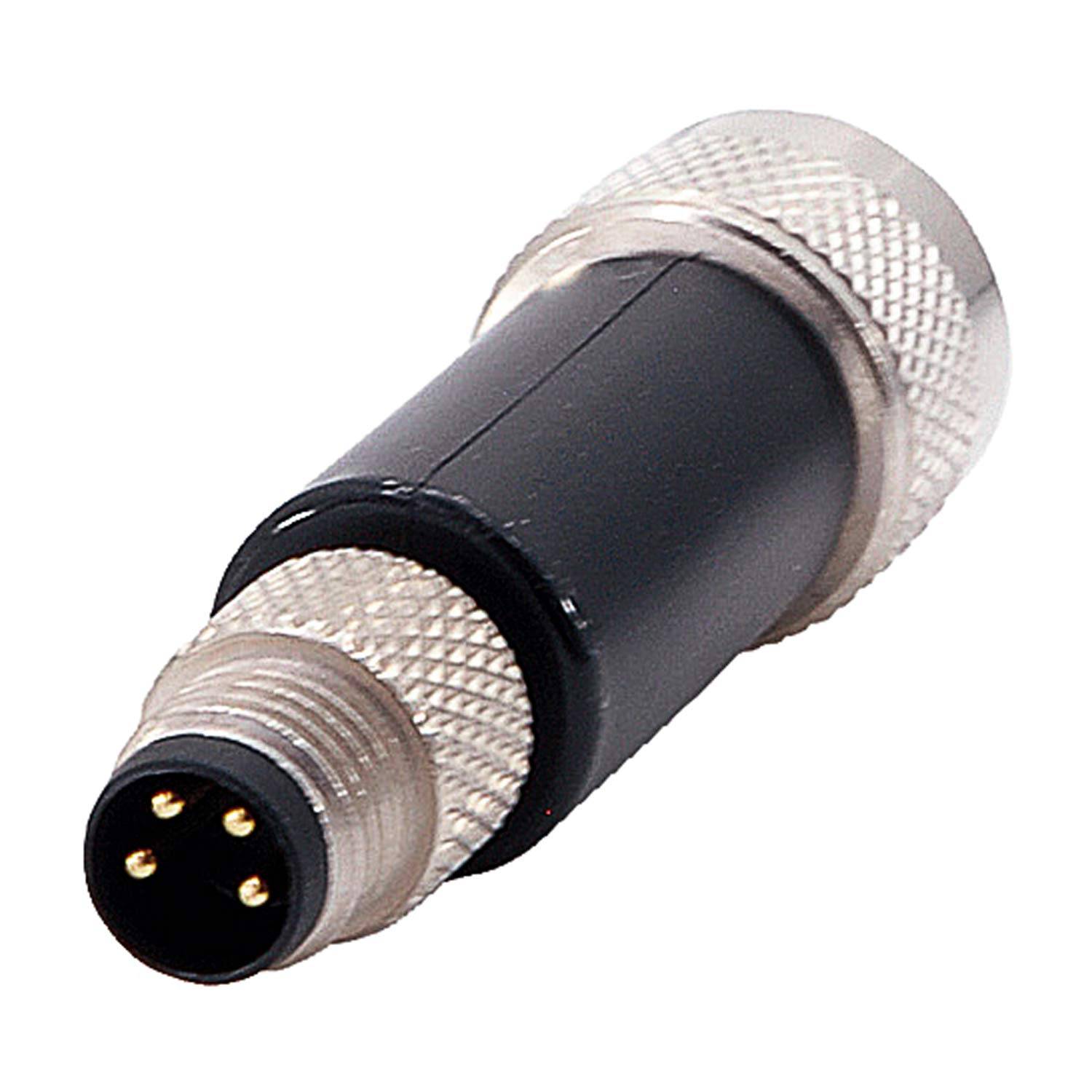 Phoenix Contact M8/M12 Adapter 1xStift/1xBuchse gerade 4/4-pol. A-Kodierung, 30V, 4A Bauform Seite 1 1xM8 gerade Stift