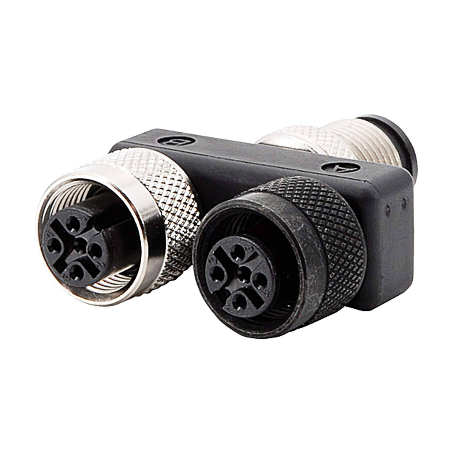 Eine silberfarbene Metallmutter mit sechskantiger Form und Innengewinde, die zum Befestigen von Schrauben oder Rohren in mechanischen Baugruppen verwendet wird.