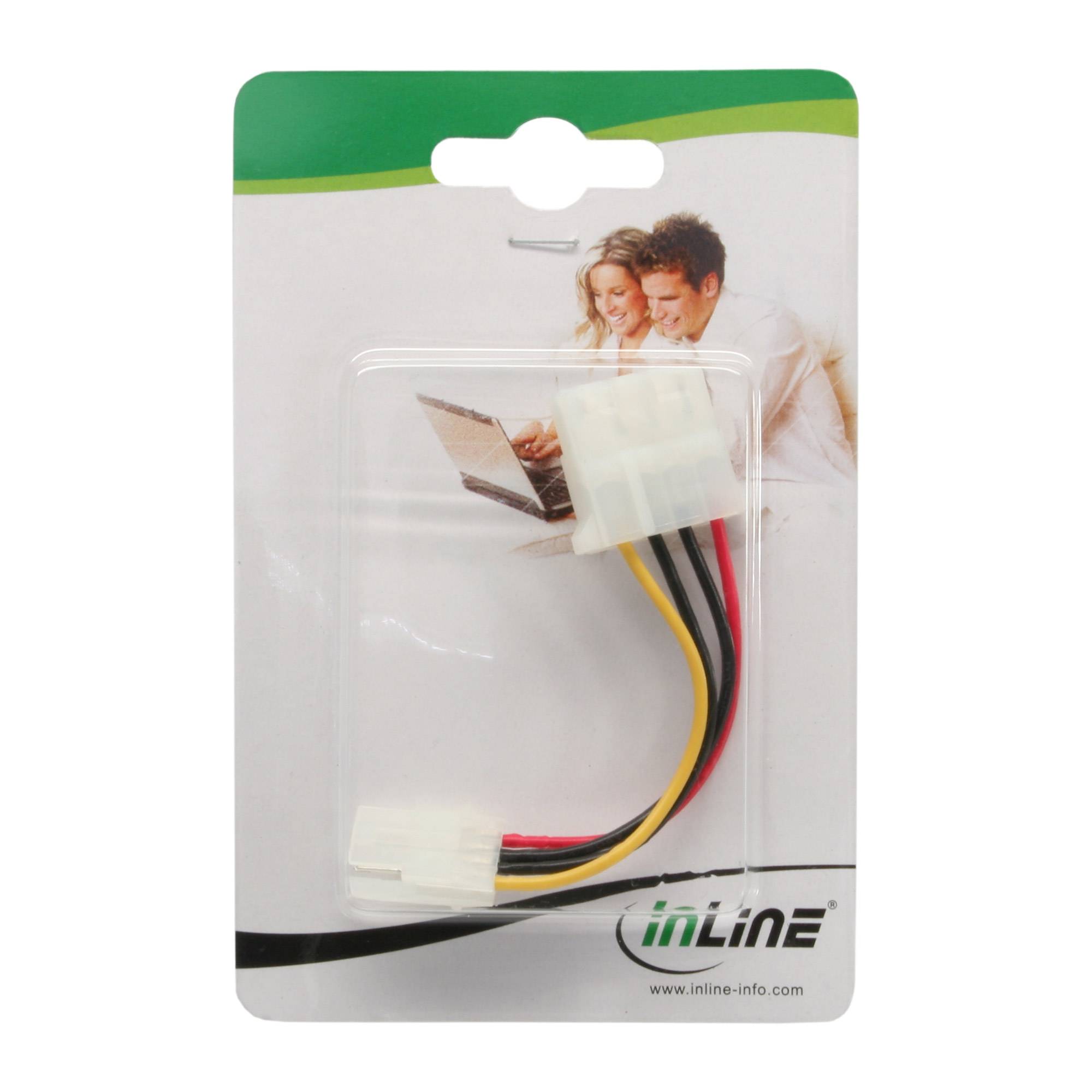 INLINE - Stromadapter - 8,89cm (3,5"") Buchse zu 13,34cm (5,25"") Stecker - 0,06m