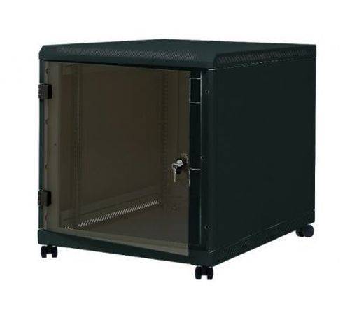 Triton 19" Untertisch-Netzwerkschrank, 12 HE, 600 x 1000 mm, schwarz RAL 9005