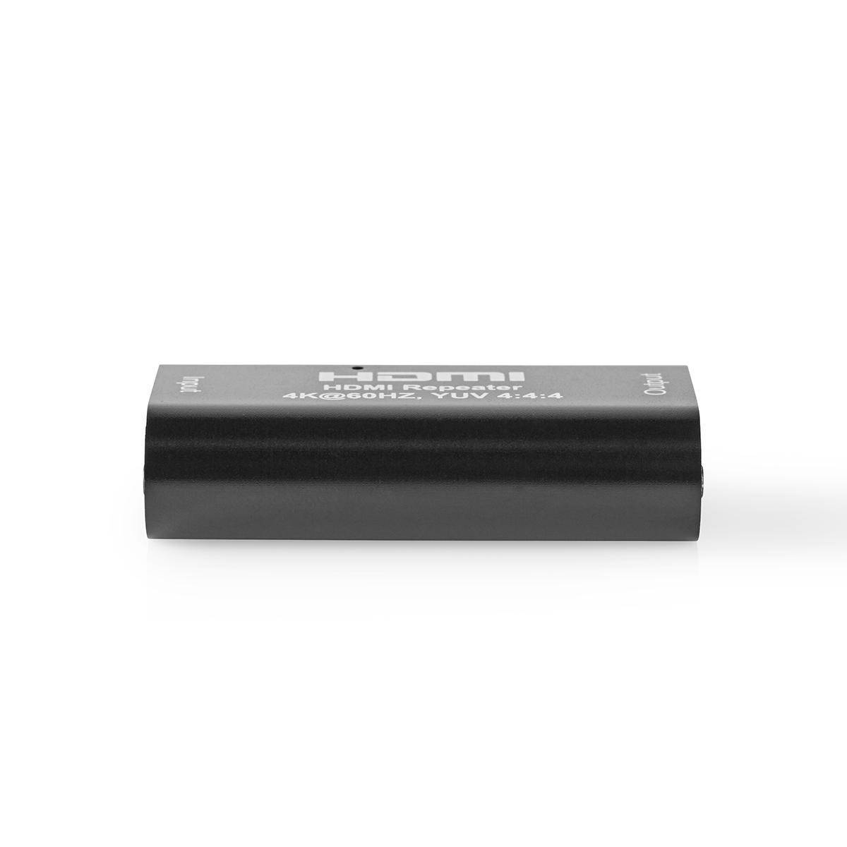 Nedis HDMI-Repeater 40 m 4K-60Hz 18 Gbps Metaal Antraciet - Digital/Display/Video