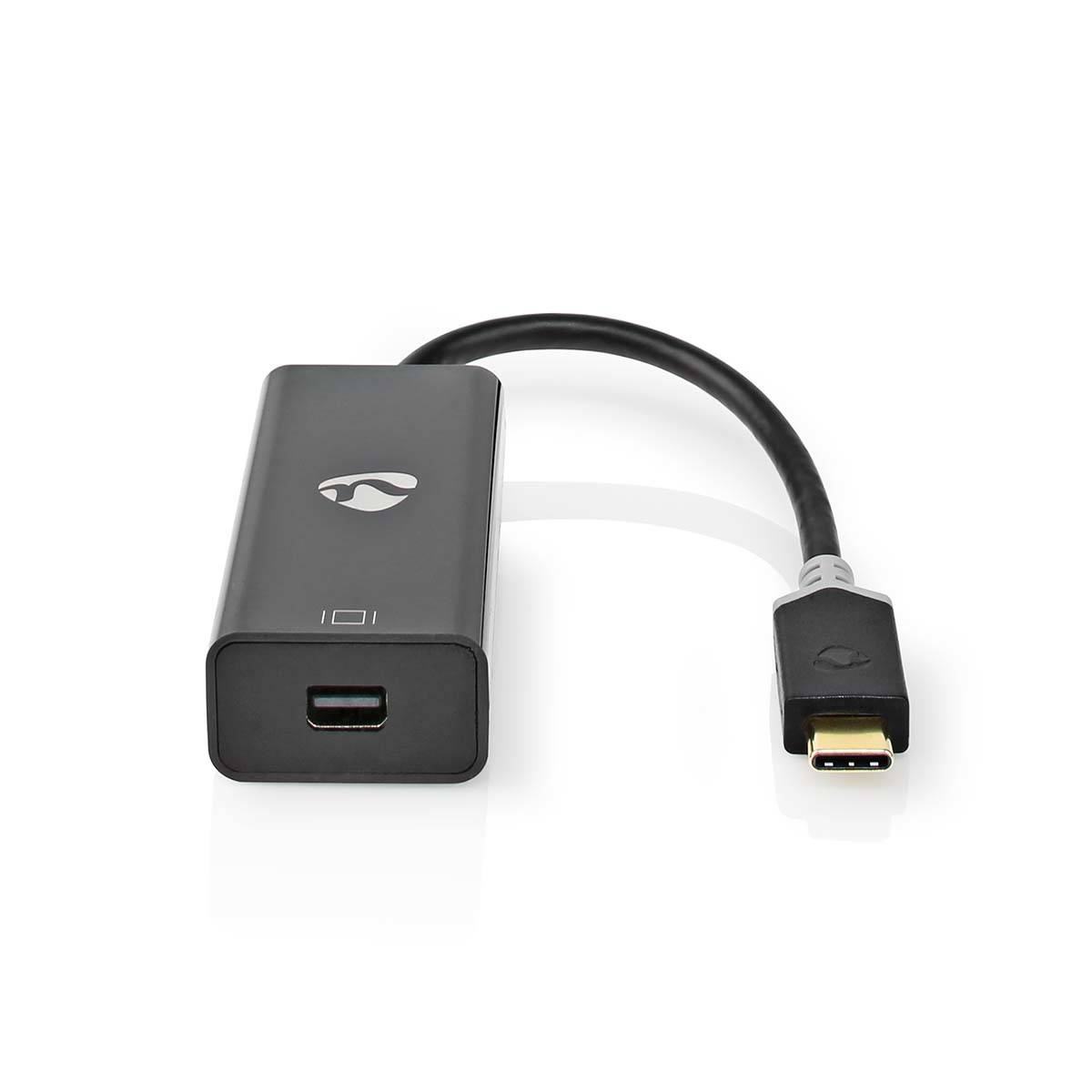 Nedis CCBW64452AT02 - 0,2 m - USB Typ-C - Mini DisplayPort - Männlich - Weiblich - Gerade