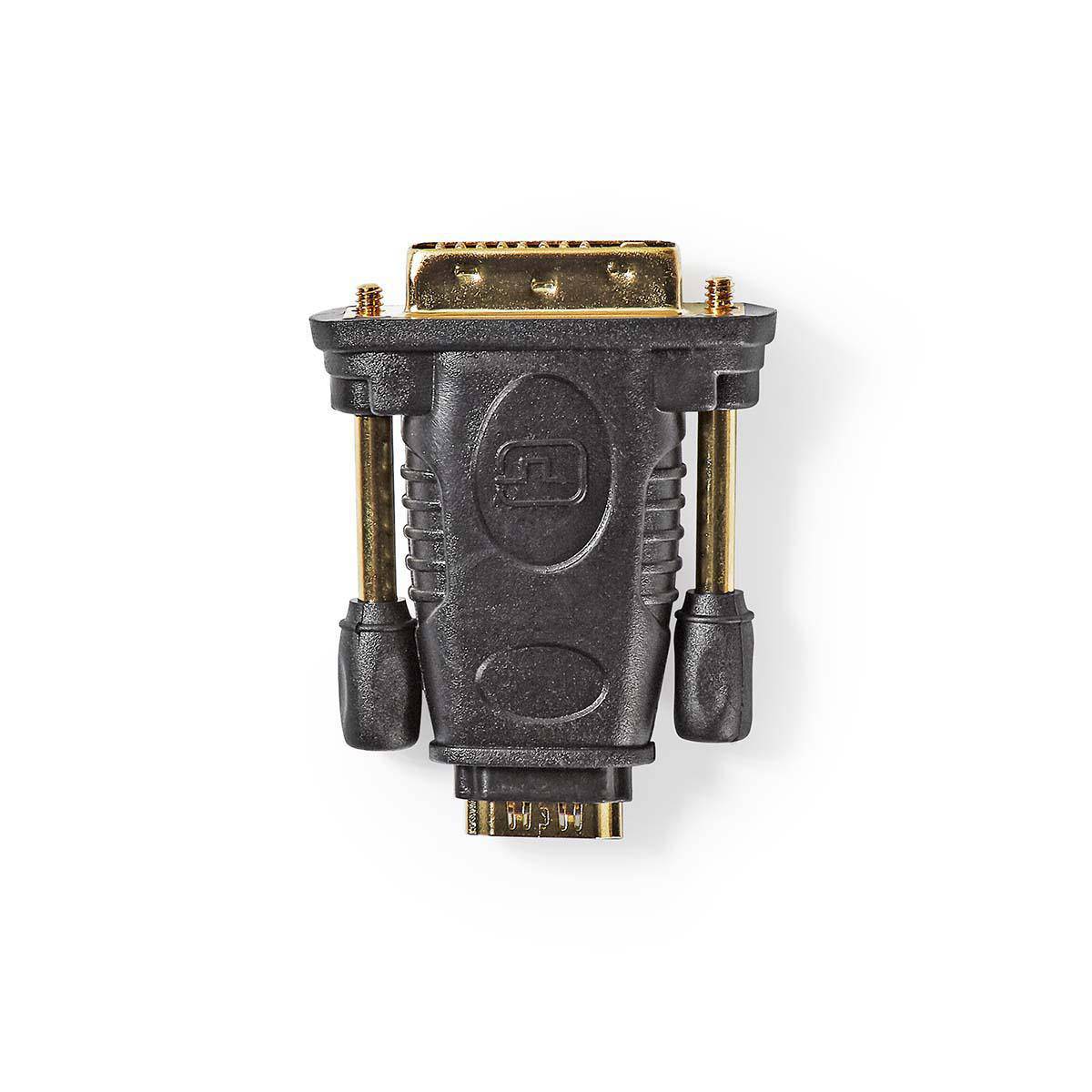 Nedis HDMI-Adapter DVI-D 24+1-Pins Male HDMI Female Vernikkeld Recht ABS Zwart - Kabel