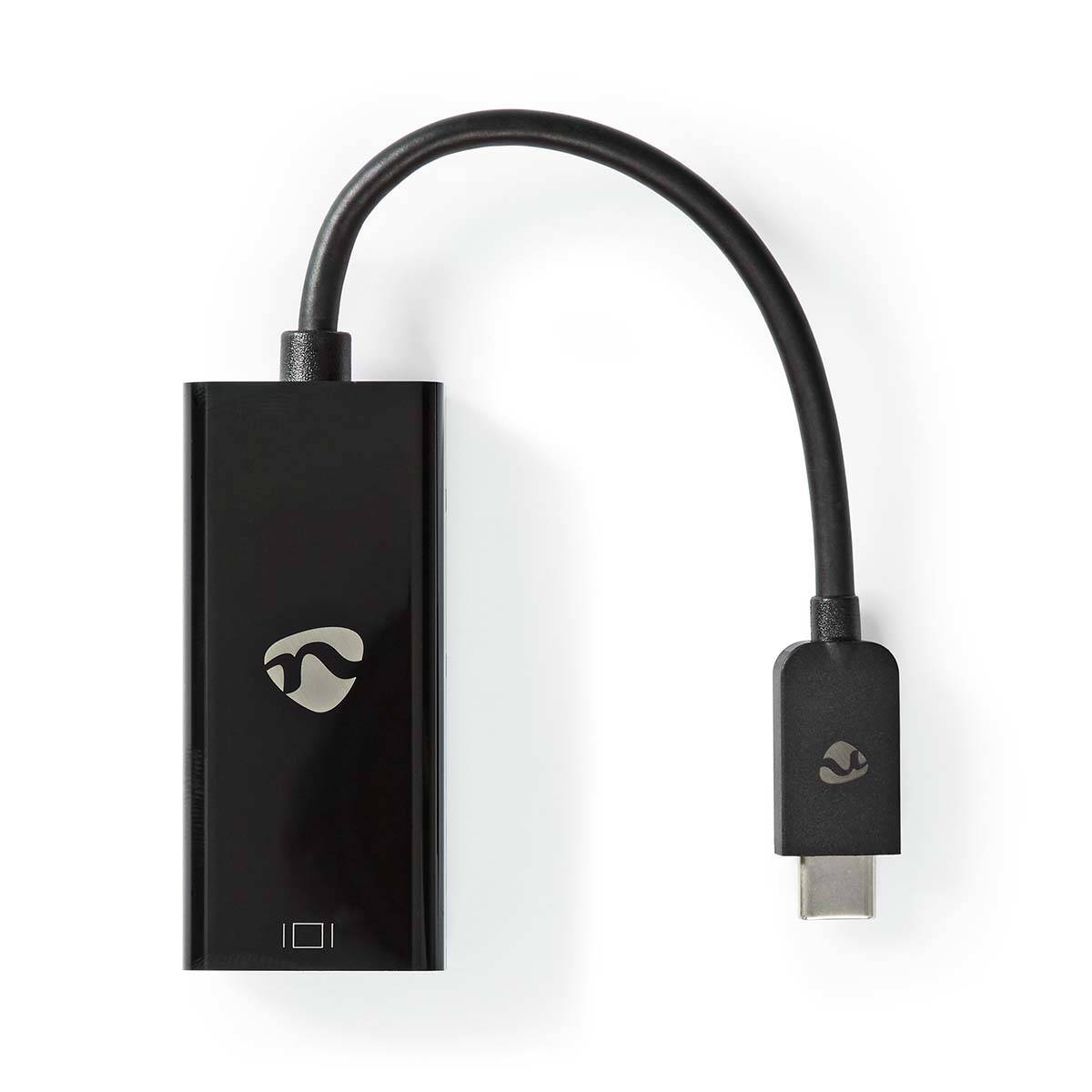 Nedis CCGP64452BK02 - 0,2 m - USB Typ-C - HDMI - Männlich - Weiblich - Gerade