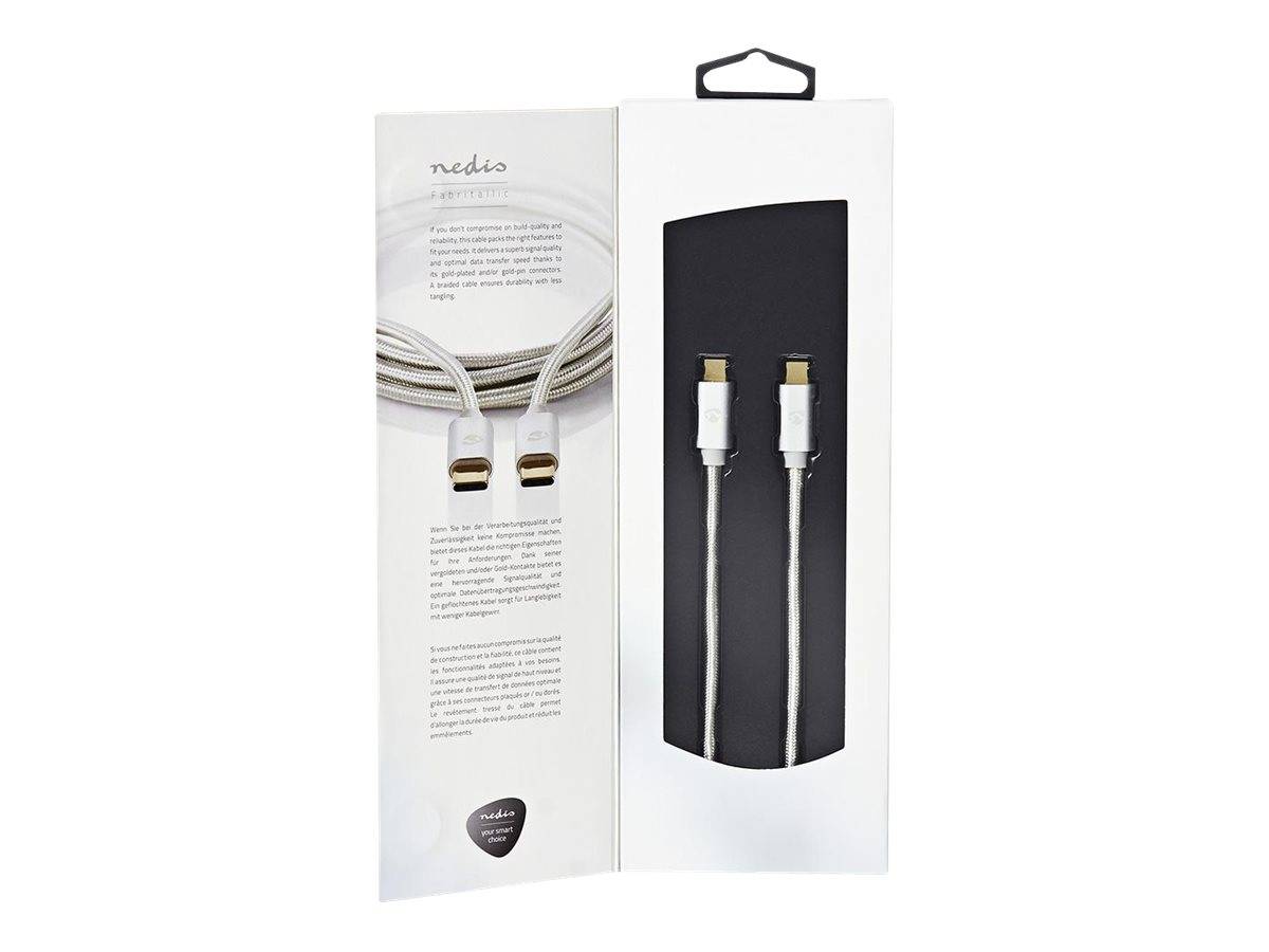 Nedis USB-Kabel | USB 2.0 | USB-C™ Stecker | 10W 480 Mbps | Vergoldet | 2.00 m |