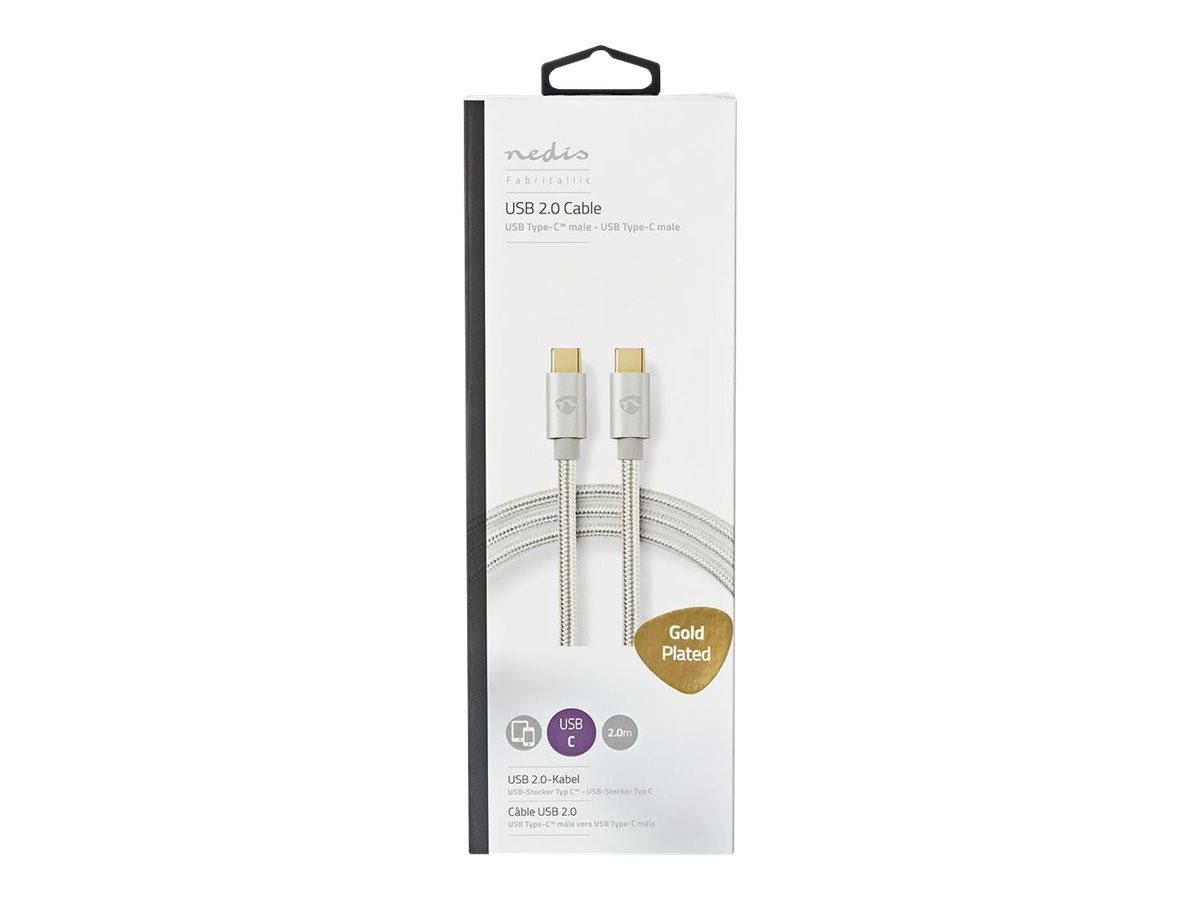 Nedis USB-Kabel | USB 2.0 | USB-C™ Stecker | 10W 480 Mbps | Vergoldet | 2.00 m |
