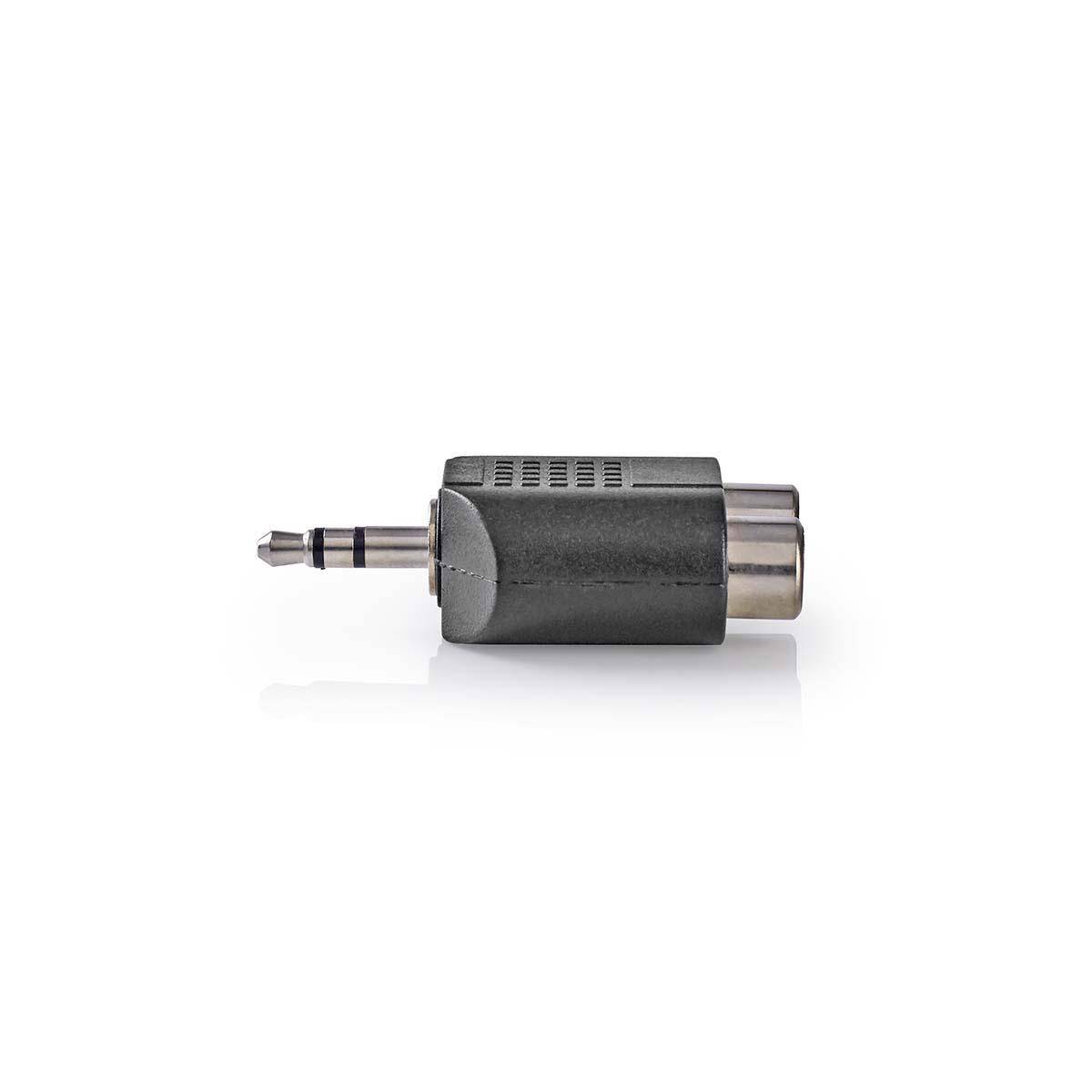 Nedis CAGB22940BK - 3.5 mm - 2x RCA Female - Schwarz