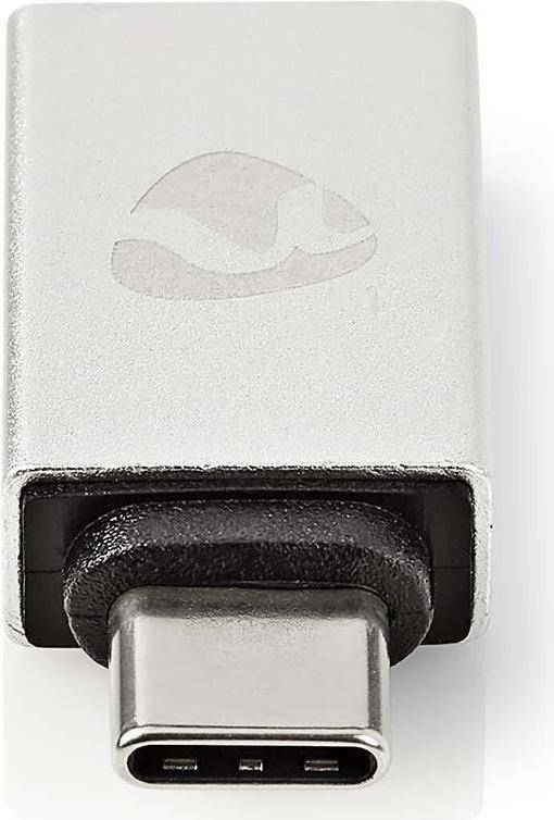USB-Adapter| USB 3.1| USB-Typ-C Stecker| USB-A Buchse| 5 Gbps| Vernickelt|