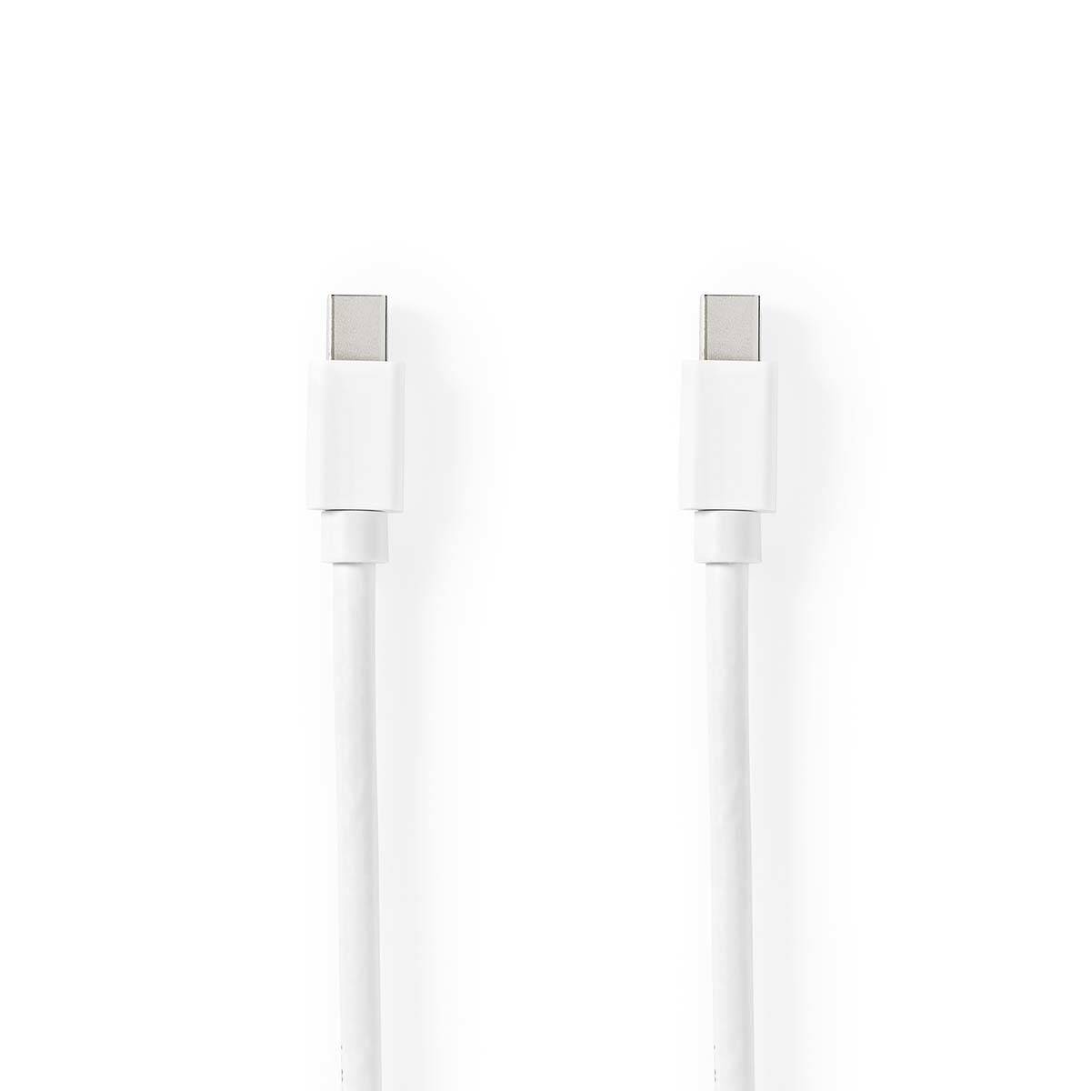 Nedis CCGB37504WT20 - 2 m - Mini DisplayPort - Mini DisplayPort - Männlich - Männlich - 7680 x 4320 Pixel