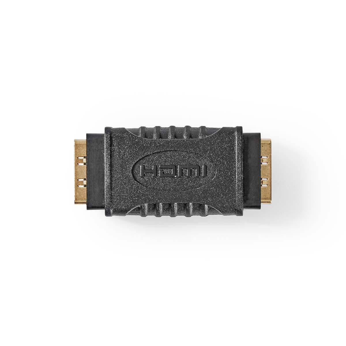 Nedis CVGB34900BK - HDMI Type A (Standard) - HDMI Typ A (Standard) - Schwarz - Gold