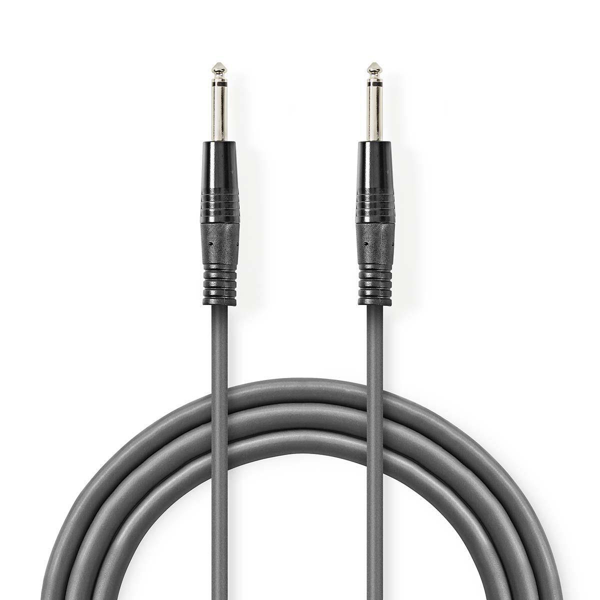 Nedis Mono-Audiokabel 635 mm Male Vernikkeld 3.00 m Rond - Lautsprecher