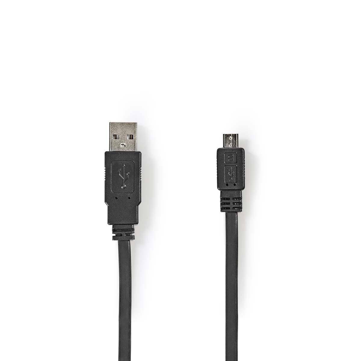 Nedis CCGP60410BK10 - 1 m - USB A - Micro-USB B - USB 2.0 - Schwarz