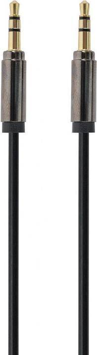 Gembird CCAP-444-1M Audio-Kabel 3.5mm Schwarz (CCAP-444-1M)