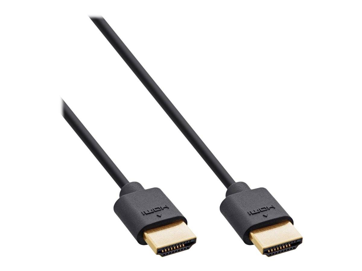 INLINE - Slim Ultra High Speed HDMI Kabel - 8K4K - Stecker / Stecker - 1,5m