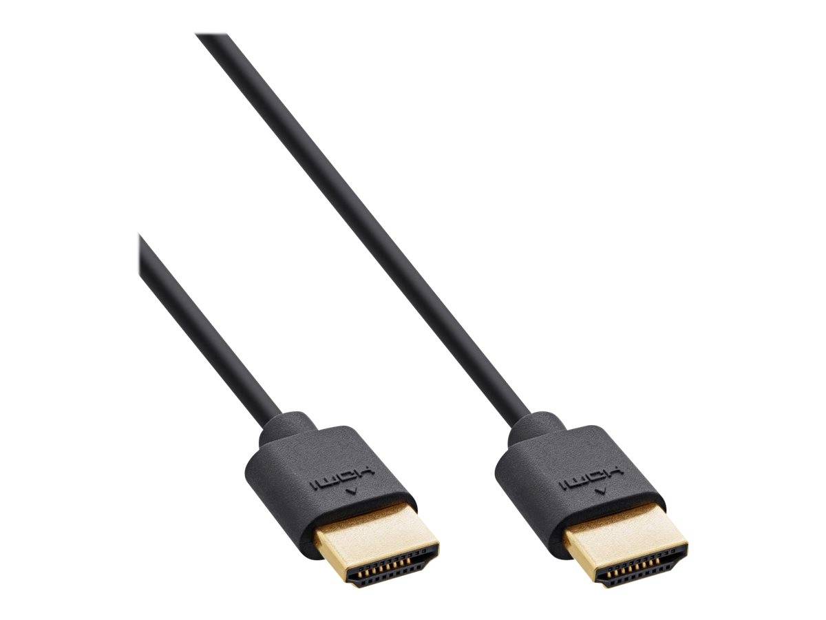 INLINE - Slim Ultra High Speed HDMI Kabel - 8K4K - Stecker / Stecker - 2m