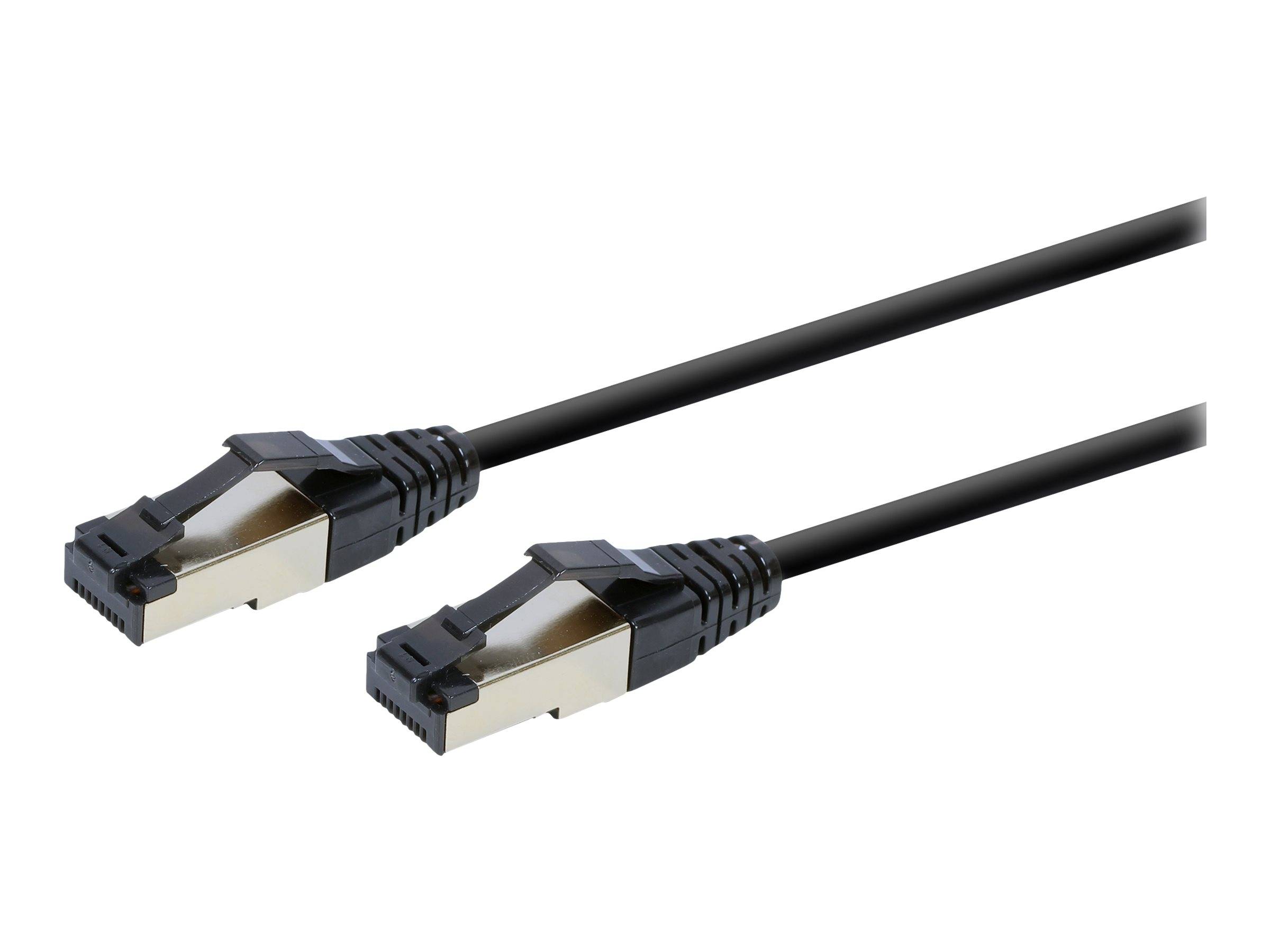 gembird S/FTP-Kat. 8 LSZH-Patchkabel, schwarz, 1 m
