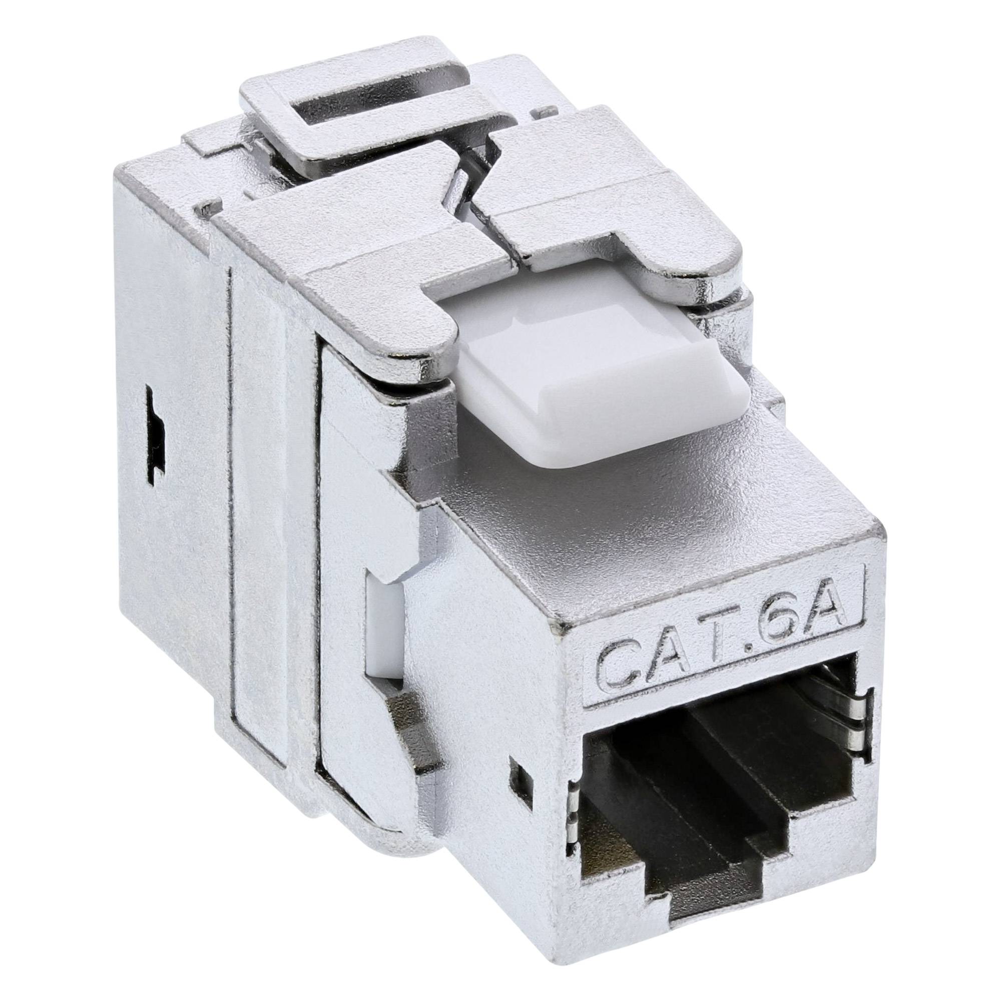 INLINE - Premium Keystone RJ45 Buchse / LSA Einsatz - SNAP-In - Cat.6a