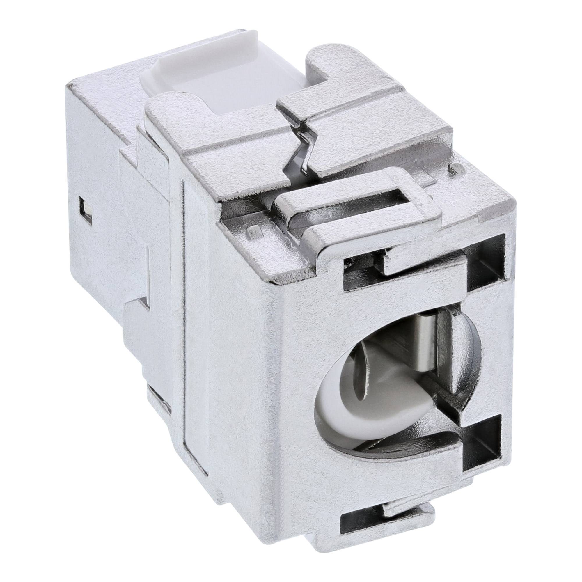 INLINE - Premium Keystone RJ45 Buchse / LSA Einsatz - SNAP-In - Cat.6a
