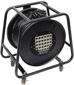 Omnitronic Multicore-Kabeltrommel 24IN/4OUT, XLR 30m