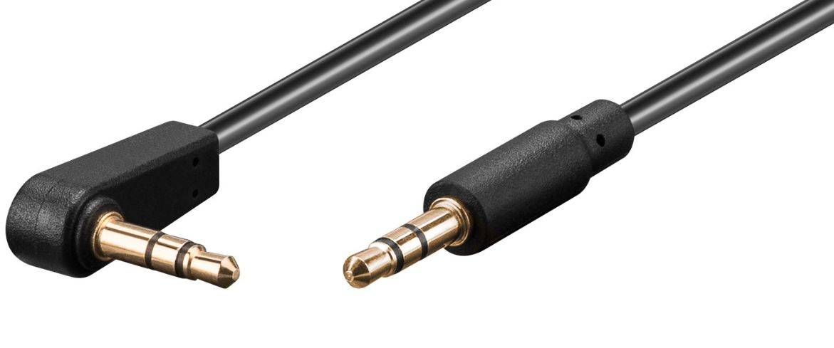 3.5mm Miniklinkenkabel 05m 90 3.5mm Miniklinkenkabel Stecker-Stecker