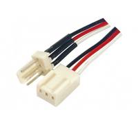 EXERTIS CONNECT - CUC Exertis Connect 146871, 0,45 m, 3-polig, 3 x Fan (3-pin), Männlich, Weiblich, Weiß