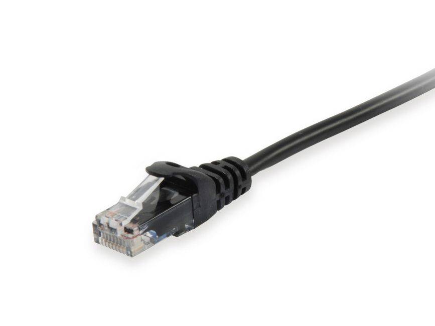 Equip Cat.6A U/UTP-Patchkabel - 15m - Schwarz - 15 m - Cat6a - U/UTP (UTP) - RJ-45 - RJ-45 - Schwarz