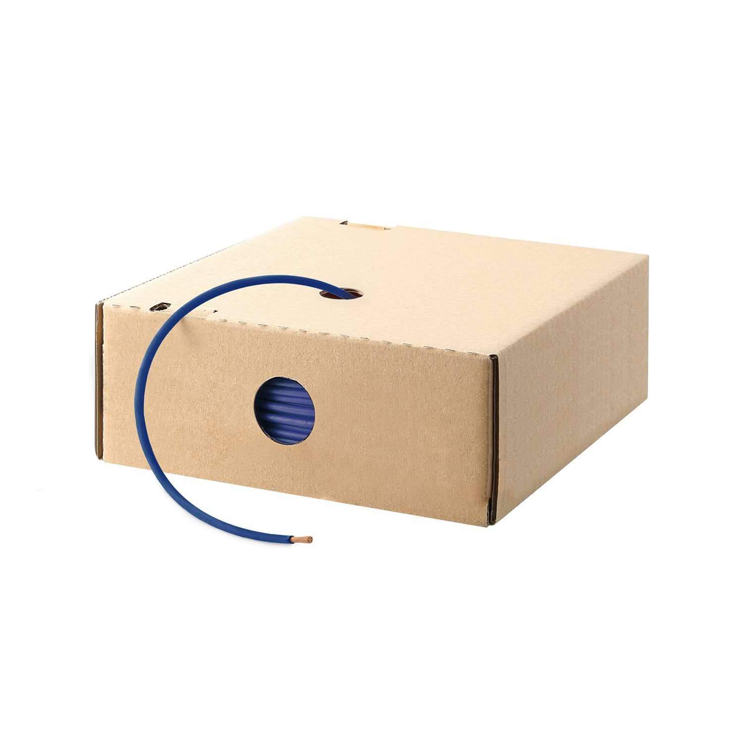 HELU KABEL H07V-K 1X1,5mm² DBU (dunkelblau) Einzelader PVC dunkelblau AD 3,4mm VPE 100,0 Meter Nennspannung Uo/U