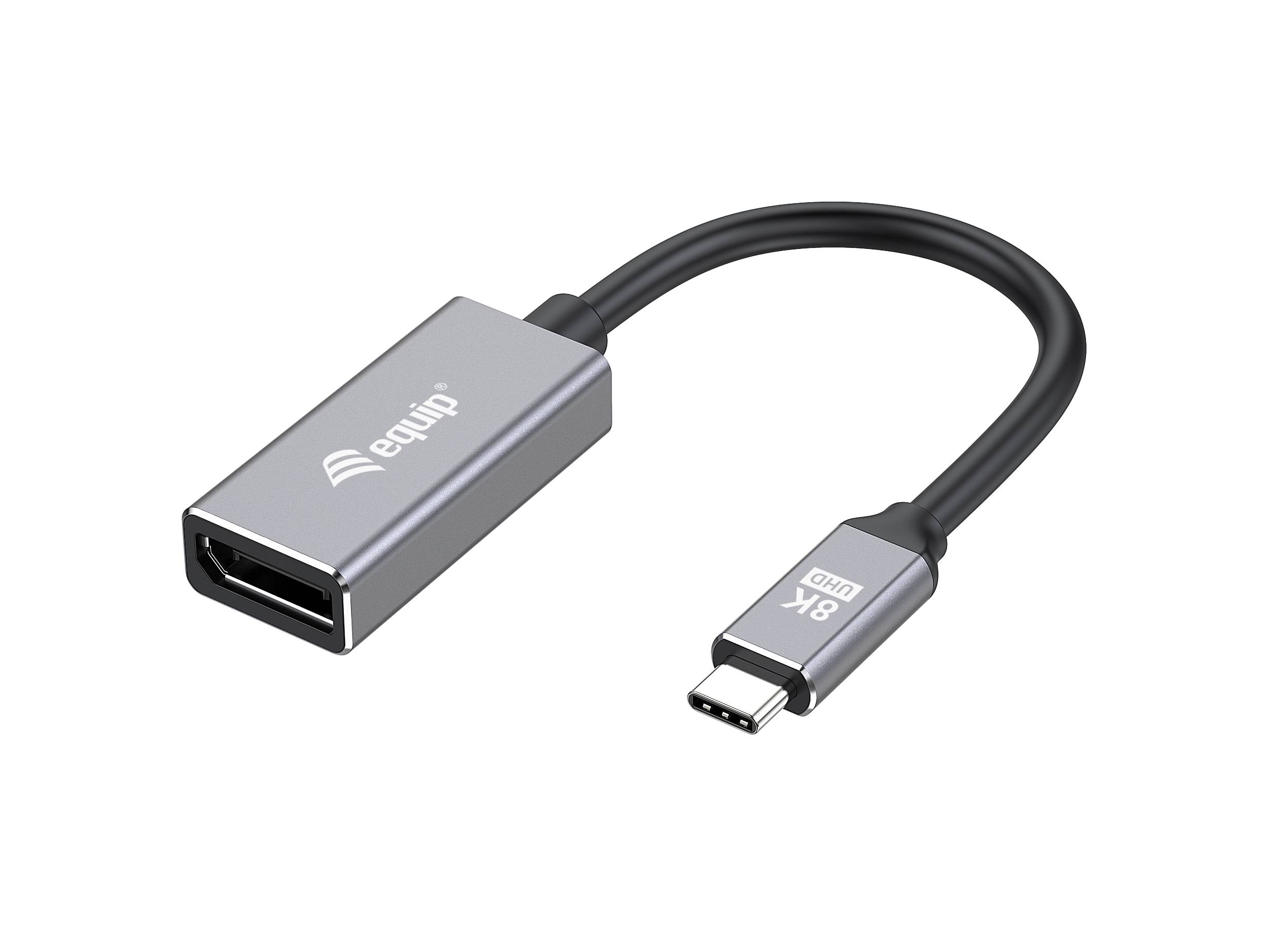 Equip Videoadapter - 24 pin USB-C (M) zu DisplayPort (W)
