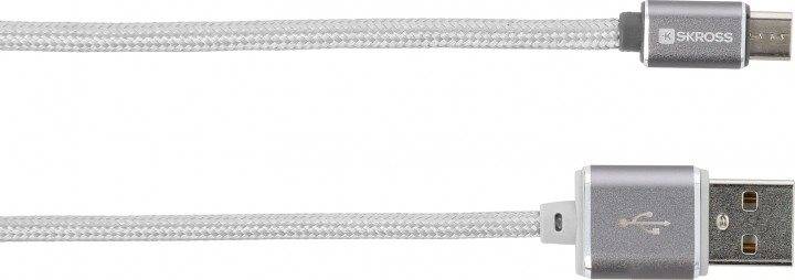Skross 2.700240 1m USB A Micro-USB A Weiß USB Kabel (72665)