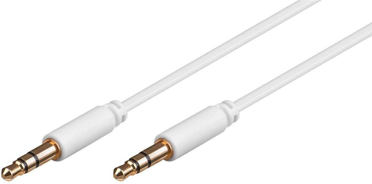 MicroConnect AUDLL2W - 3.5mm - Männlich - 3.5mm - Männlich - 1,5 m - Weiß