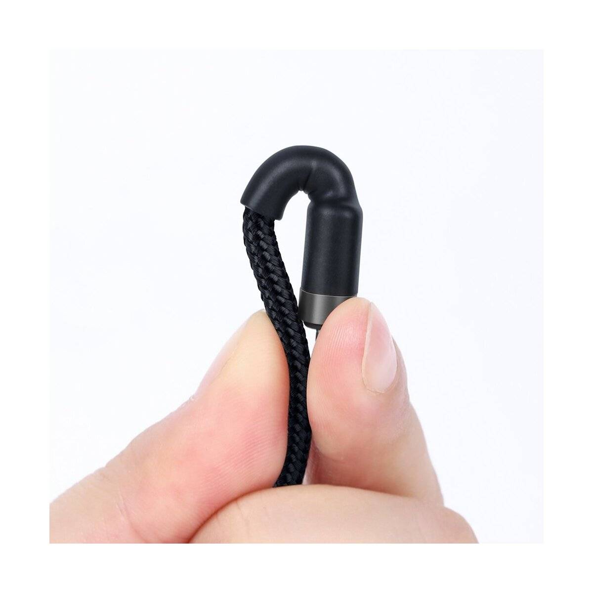 Baseus Cafule Kabel strapazierfähiges Nylonkabel USB-C PD / USB-C PD PD2.0 60W 20V 3A QC3.0 2M schwarz-grau (CATKLF-HG1)