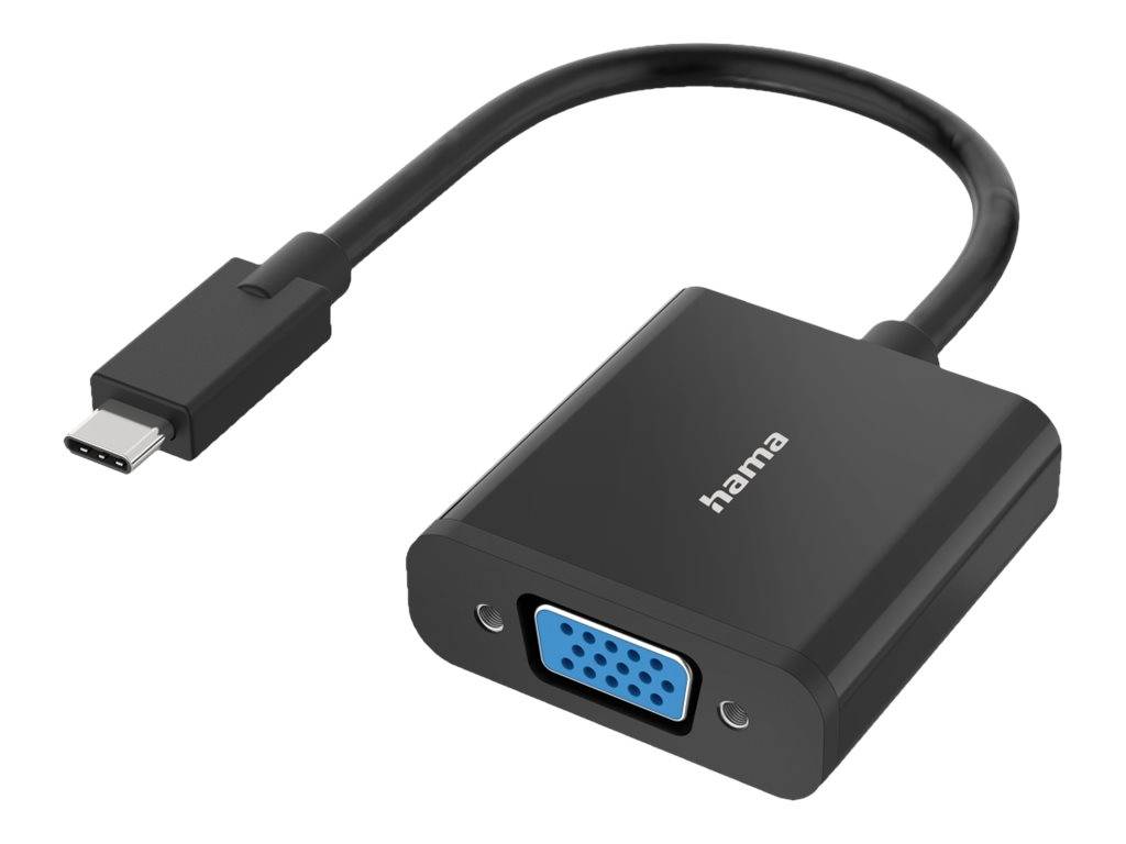 Hama Videoadapter - 24 pin USB-C (M) zu DB-15 (W)