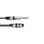 Omnitronic 3022516L XLR Adapterkabel[1x XLR-Buchse 3 polig - 1x Klinkenstecker 6.3 mm mono]