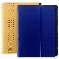 ELBA chic-Ordnungsmappe, A4 dunkelblau, Fächer 1-12, Karton (42496 DB) (42496 DB)