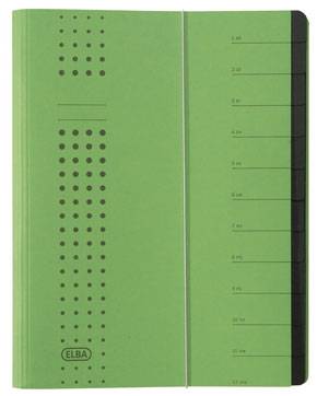ELBA Ordnungsmappe chic - Grün - Karton - A4 - 450 g/m² - 250 mm - 12 mm