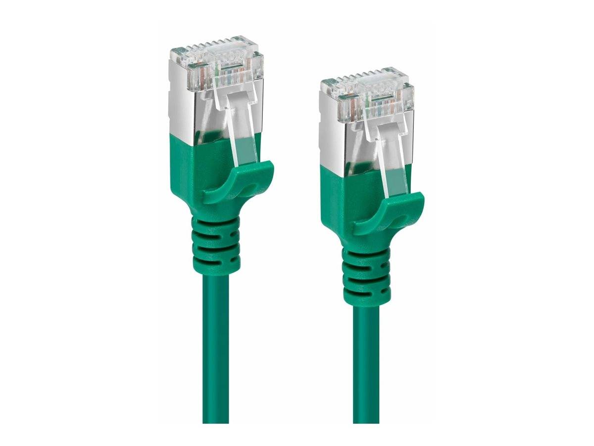 CAT6A U-FTP Slim LSZH 1m Netzwerkkabel Grün