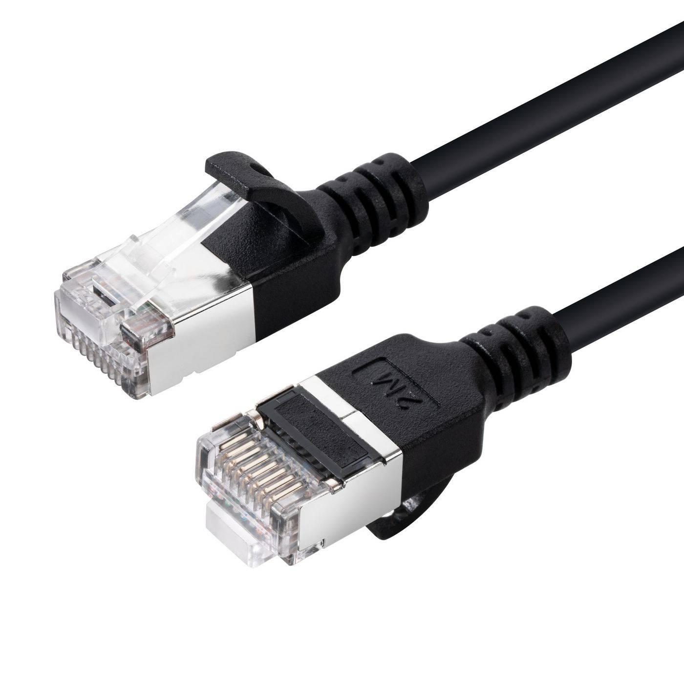 CAT6A U-FTP Slim LSZH 5m Netzwerkkabel Schwarz