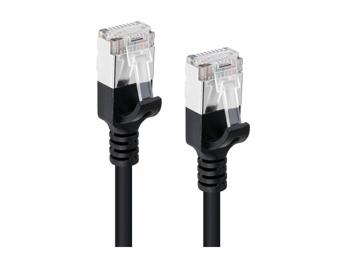 CAT6A U-FTP Slim LSZH 2m Netzwerkkabel Schwarz