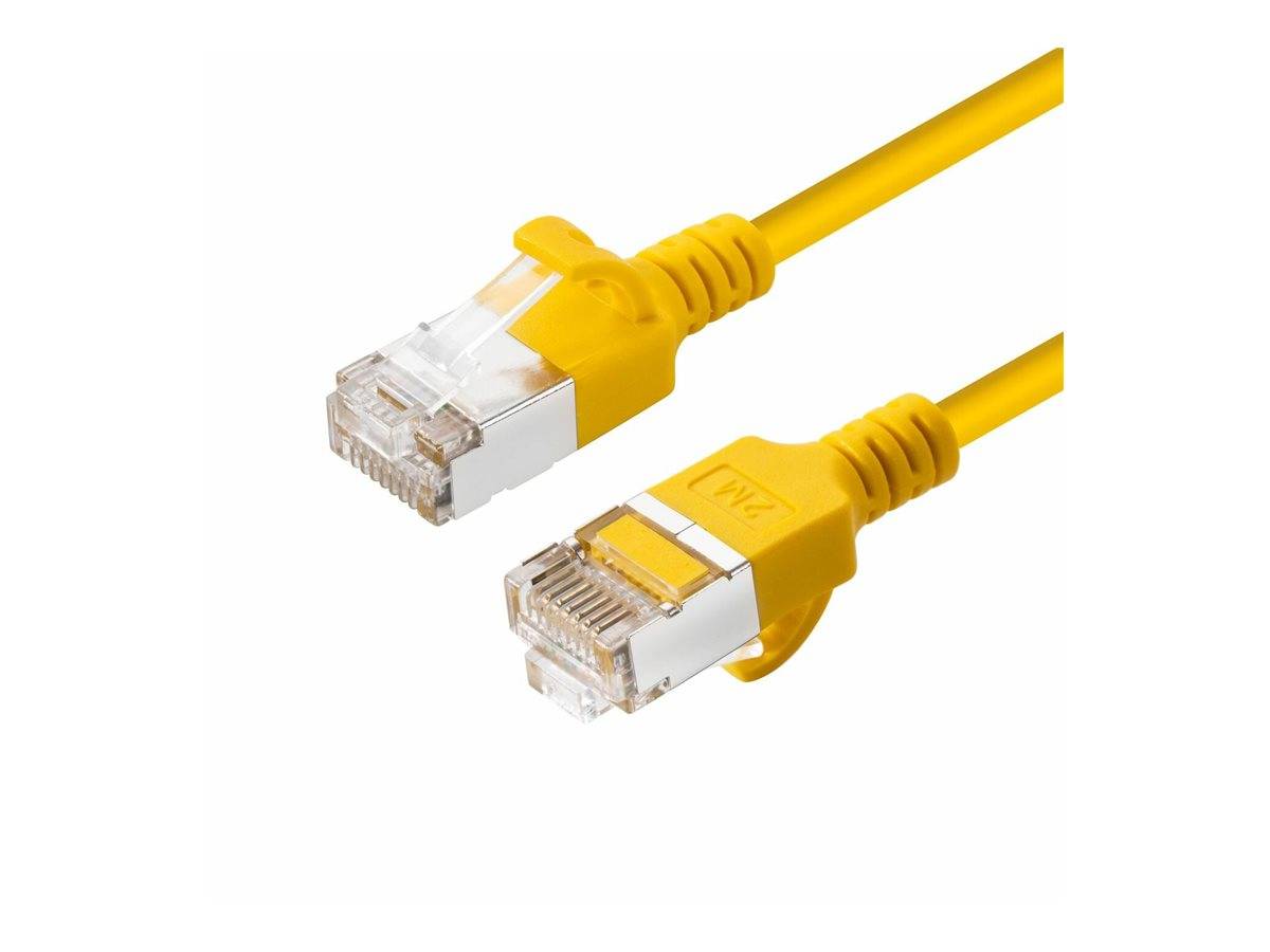 CAT6A U-FTP Slim LSZH 5m Netzwerkkabel Gelb