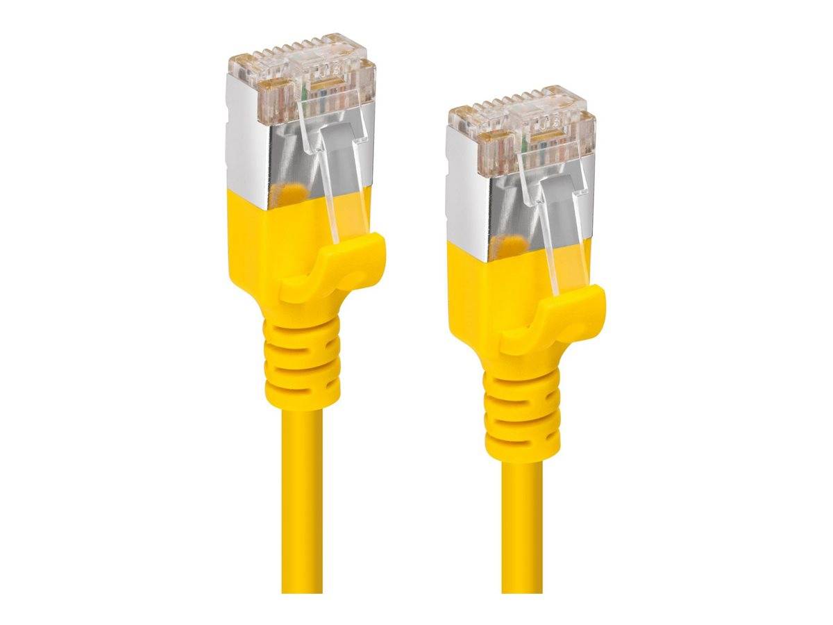CAT6A U-FTP Slim LSZH 2m Netzwerkkabel Gelb