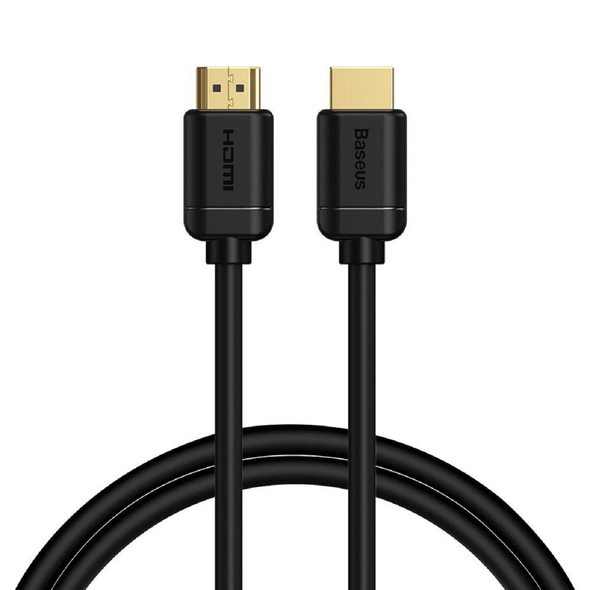 Baseus Kabel HDMI 2.0-Kabel 4K 60 Hz 3D HDR 18 Gbps 1 m Schwarz