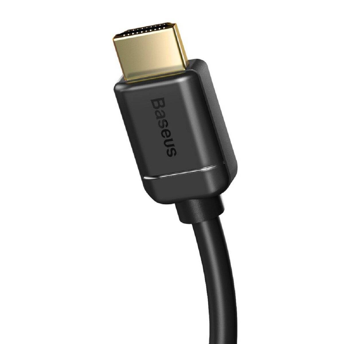 Baseus Kabel HDMI 2.0-Kabel 4K 60 Hz 3D HDR 18 Gbps 1 m Schwarz