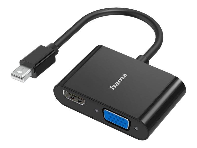 Hama Classic Line 2in1 - Videoadapter - Mini DisplayPort männlich zu HD-15 (VGA)
