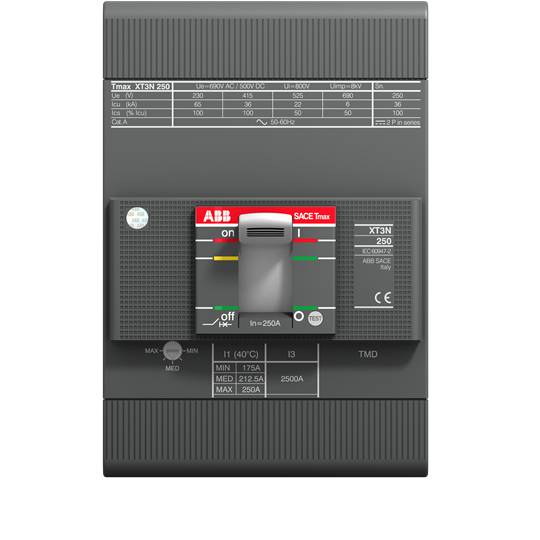 ABB Leistungsschalter XT3N 250 TMD 125-1
