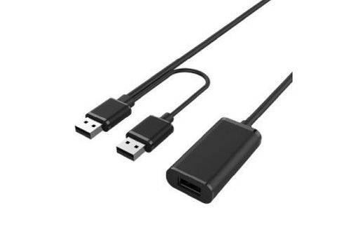 Aktives USB 2.0 Verlängerungskabel mit Verstärker, St. A / Bu. A, 20,0 m