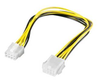 ShiverPeaks EPS 8-pin/EPS 8-pin 0.2m - 0,2 m - EPS (8-pin) - 8-pin EPS12V - Männlich - Weiblich - Gerade