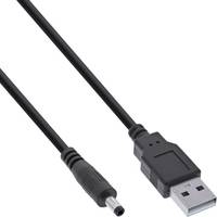 INLINE - USB DC Stromadapterkabel - USB A Stecker zu DC 4,0x1,70mm Hohlstecker