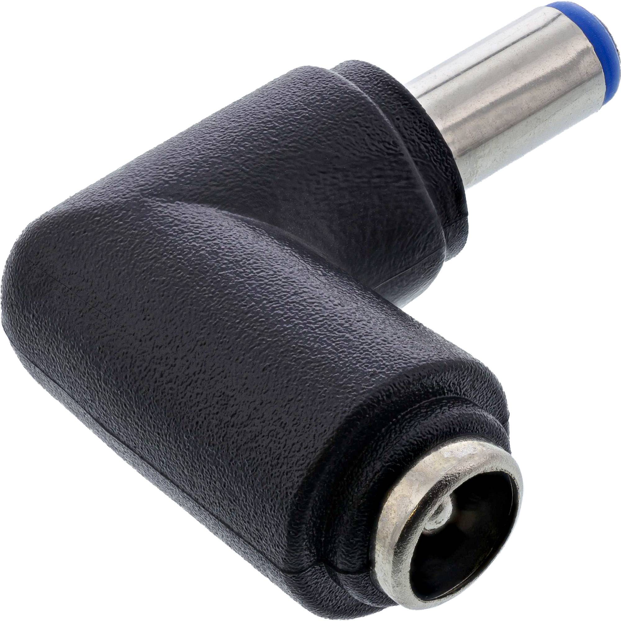 INLINE - DC Adapter - 5,5x2,1mm DC Hohlstecker Stecker / Buchse gewinkelt
